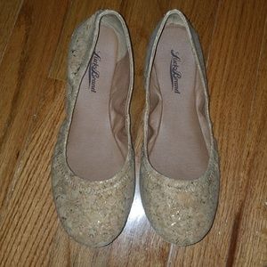 Brand new cork lucky brand flats
